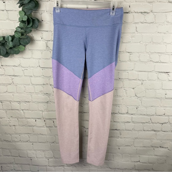 Outdoor Voices 7/8 Spring Tri Color Leggings Size Small - Picture 2 of 4